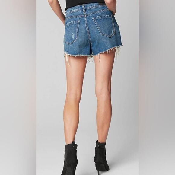 Blanknyc The Barrow Vintage High Rise Denim Shorts Womens 24 Raw Cut.NWT - Picture 2 of 8